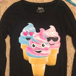 Girls Size 8 Long Sleeved Justice Shirt